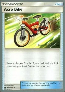 Acro Bike, Pokémon card WCD19 123 — World Championship Decks 2019 set