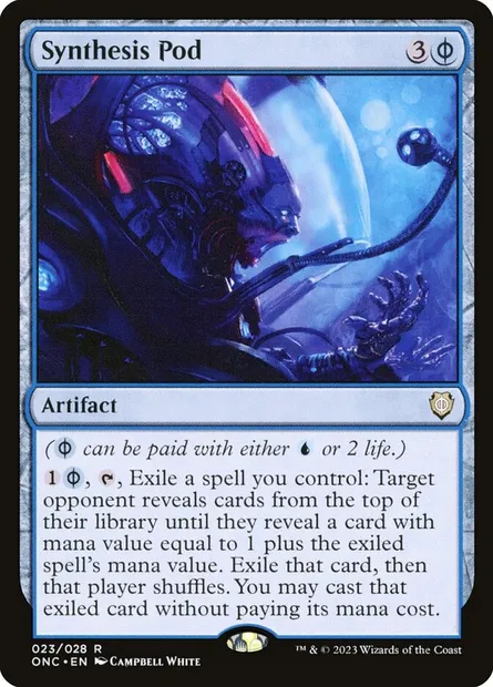 Synthesis Pod, Magic card ONC 23 — Phyrexia: All Will Be One Commander set