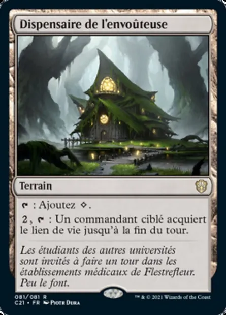 Dispensaire de l'envoûteuse, carte Magic C21 81 — extension Commander 2021
