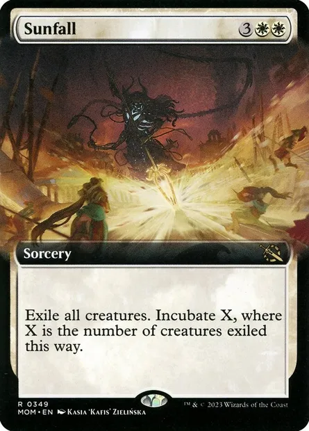 Sunfall, Magic card MOM 349 — March of the Machine set