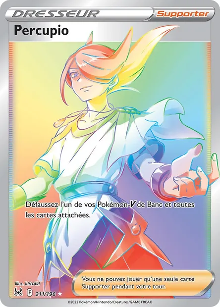 Percupio, carte Pokémon LOR 211 — extension Origine Perdue