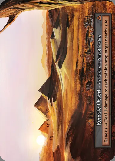 Remote Desert, carte Sorcery BET 384 — extension Beta
