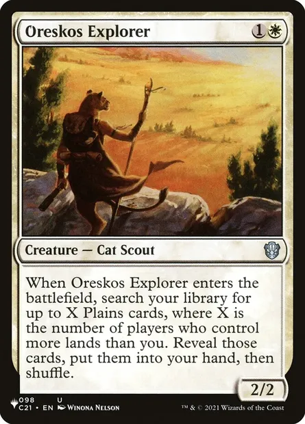 Oreskos Explorer, Magic card PLST C21-98 — The List set