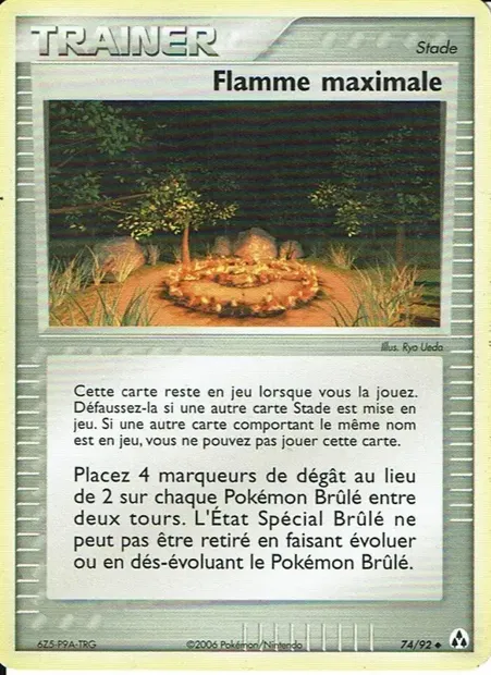 Flamme maximale, carte Pokémon LM 74 — extension EX Créateurs de légendes