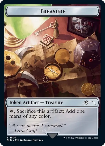 Treasure, Magic card SLD 1507 — Secret Lair Drop set