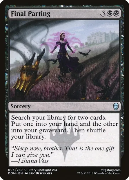 Final Parting, Magic card DOM 93 — Dominaria set
