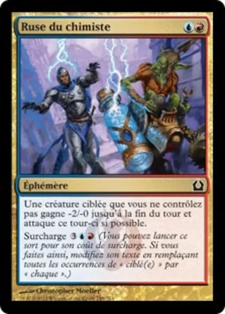 Ruse du chimiste, carte Magic RTR 149 — extension Retour à Ravnica