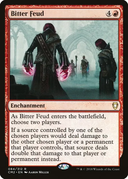 Bitter Feud, Magic card CM2 84 — Commander Anthology Volume II set