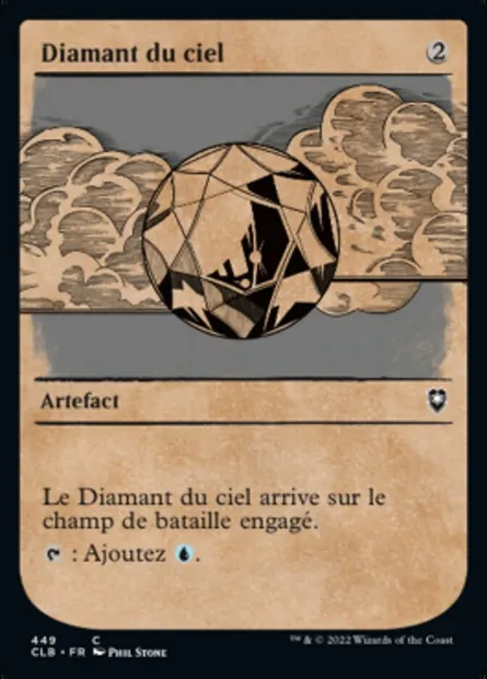 Diamant du ciel, carte Magic CLB 449 — extension Commander Légendes : la bataille de la Porte de Baldur