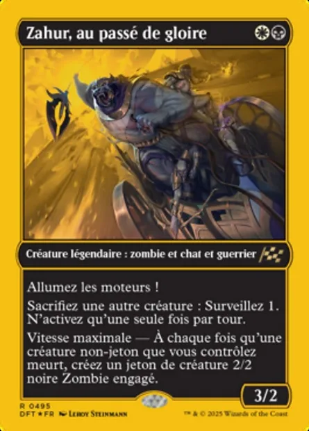 Zahur, au passé de gloire, carte Magic DFT 495 — extension Aetherdrift
