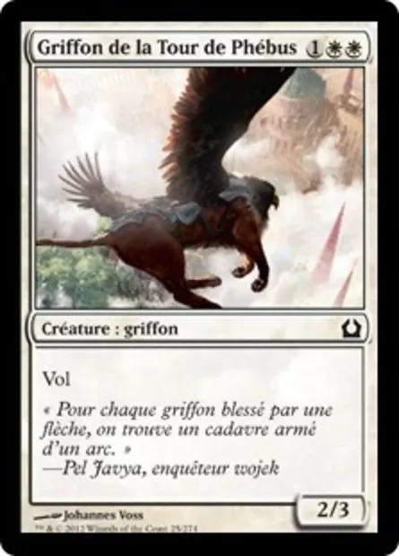 Griffon de la Tour de Phébus, carte Magic RTR 25 — extension Retour à Ravnica