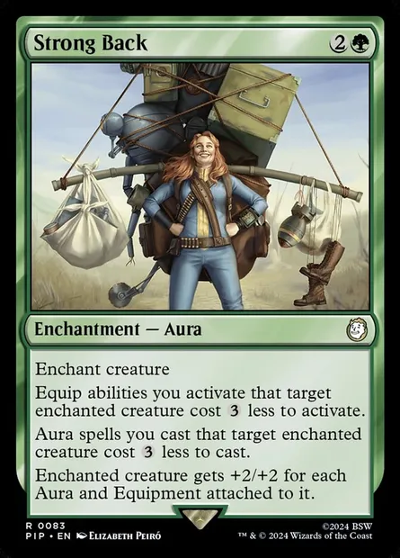 Strong Back, Magic card PIP 83 — Fallout set