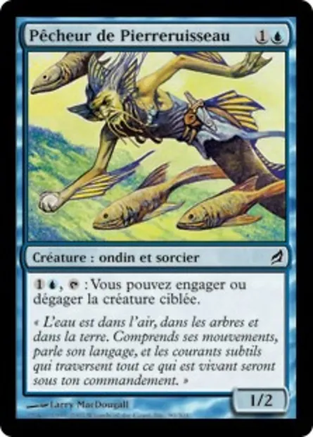 Pêcheur de Pierreruisseau, carte Magic LRW 90 — extension Lorwyn