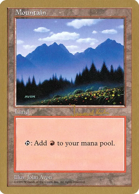 Montagne, carte Magic WC97 jk445 — extension World Championship Decks 1997