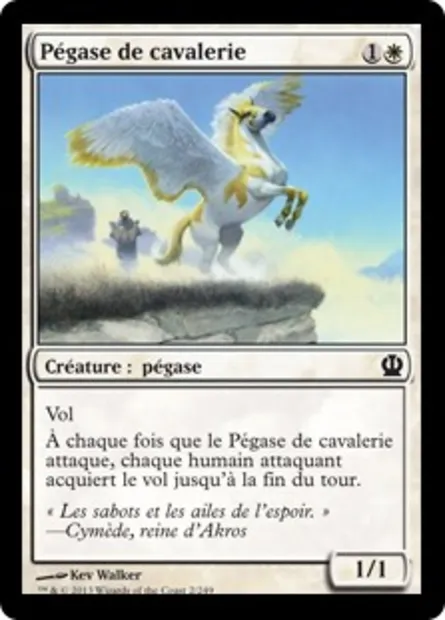 Pégase de cavalerie, carte Magic THS 2 — extension Theros