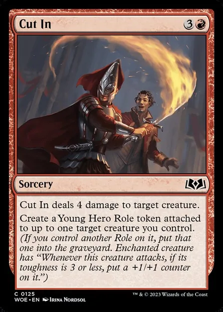 Cut In, Magic card WOE 125 — Wilds of Eldraine set
