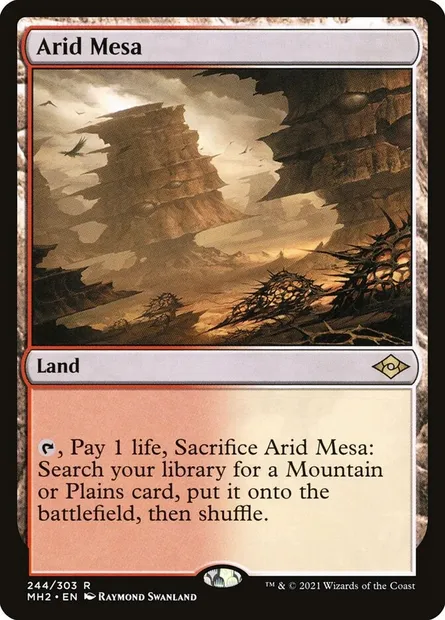 Arid Mesa, Magic card MH2 244 — Modern Horizons 2 set