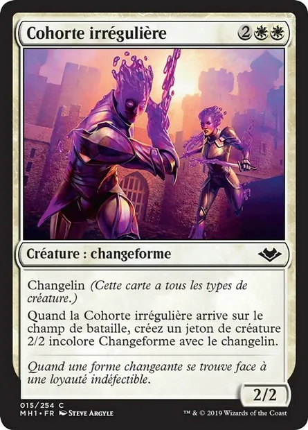 Cohorte irrégulière, carte Magic MH1 15 — extension Horizons du Modern