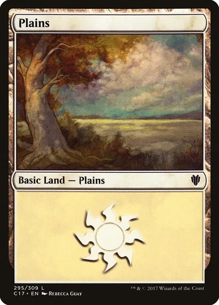 Plains, Magic card C17 295 — Commander 2017 set