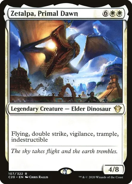 Zetalpa, Primal Dawn, Magic card C20 107 — Commander 2020 set