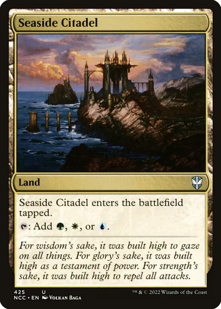 Seaside Citadel, Magic card NCC 425 — New Capenna Commander set