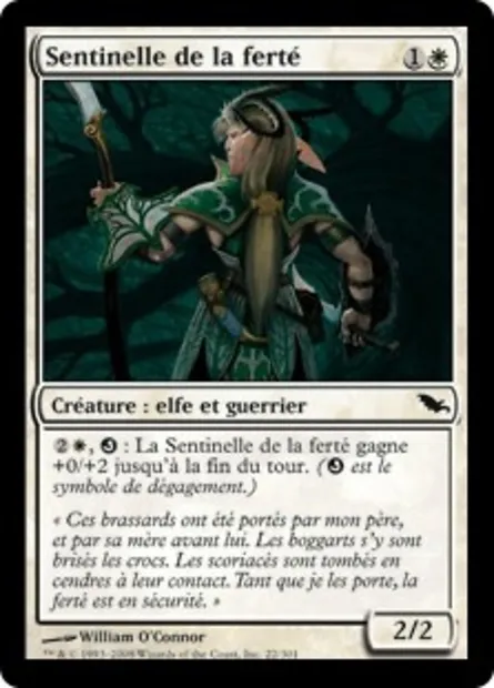 Sentinelle de la ferté, carte Magic SHM 22 — extension Sombrelande