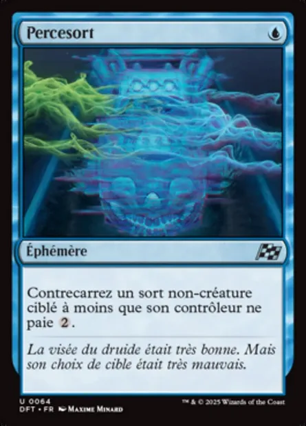 Percesort, carte Magic DFT 64 — extension Aetherdrift