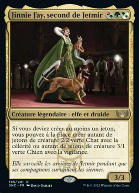 Jinnie Fay, second de Jetmir, carte Magic SNC 195 — extension Les rues de la Nouvelle-Capenna
