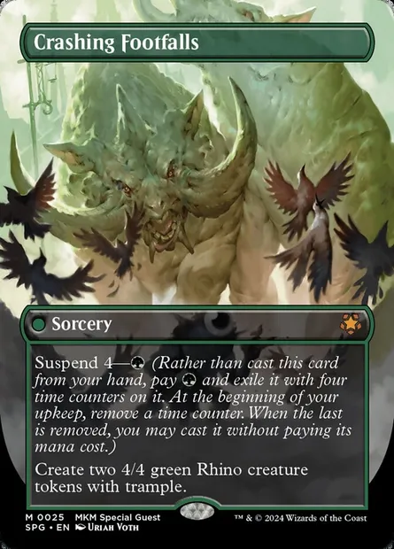 Crashing Footfalls, Magic card SPG 25 — Special Guests set