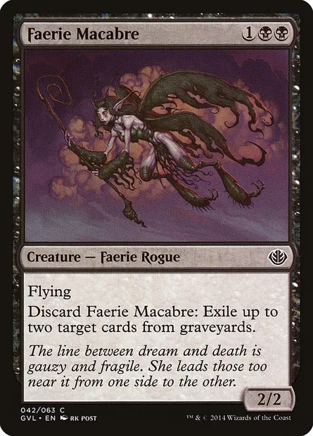 Faerie Macabre, Magic card GVL 42 — Duel Decks Anthology: Garruk vs. Liliana set