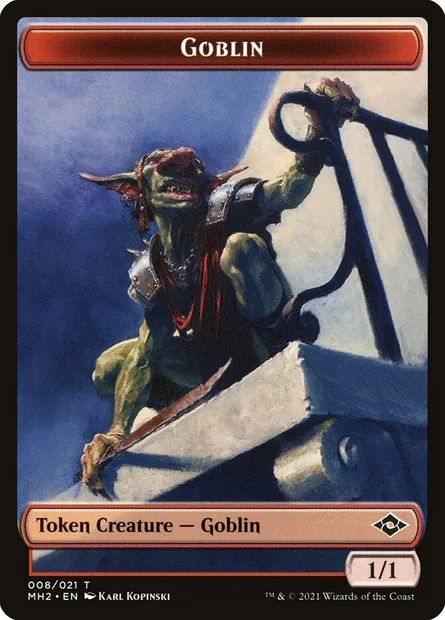 Goblin, Magic card TMH2 8 — Modern Horizons 2 Tokens set