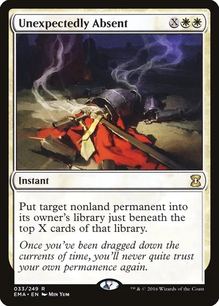 Absence imprévue, carte Magic EMA 33 — extension Eternal Masters