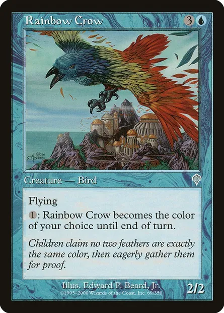 Rainbow Crow, Magic card INV 69 — Invasion set