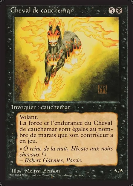 Nightmare, Magic card FBB 120 — Foreign Black Border set