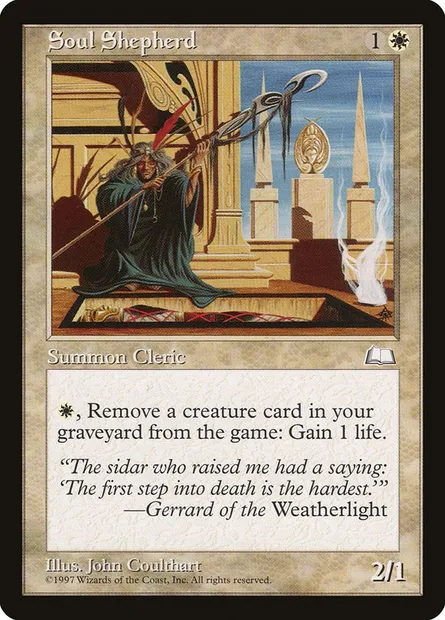 Soul Shepherd, Magic card WTH 26 — Weatherlight set