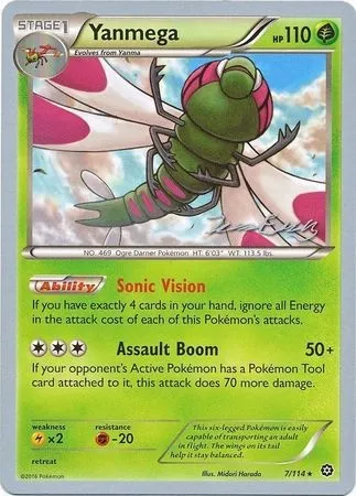 Yanmega, carte Pokémon WCD16 007 — extension World Championship Decks 2016