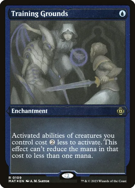 Training Grounds, Magic card MAT 109 — March of the Machine: The Aftermath set