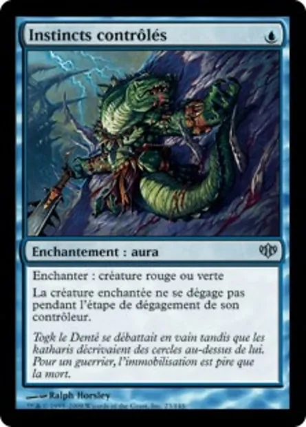 Instincts contrôlés, carte Magic CON 23 — extension Conflux