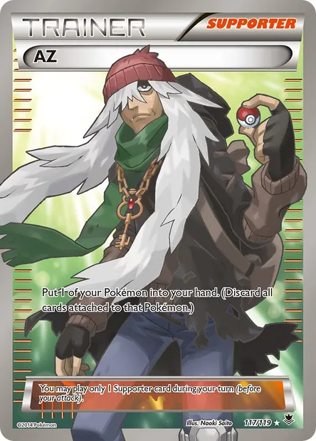 AZ, Pokémon card PHF 117 — Phantom Forces set