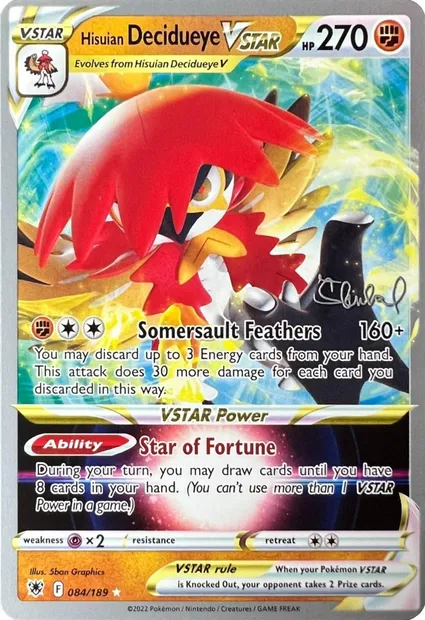Archéduc de Hisui VSTAR, carte Pokémon WCD22 084 — extension World Championship Decks 2022