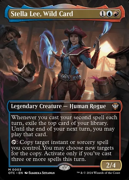 Stella Lee, Wild Card, Magic card OTC 3 — Outlaws of Thunder Junction Commander set