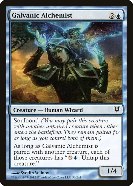 Galvanic Alchemist, Magic card AVR 54 — Avacyn Restored set