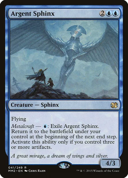 Argent Sphinx, Magic card MM2 41 — Modern Masters 2015 set
