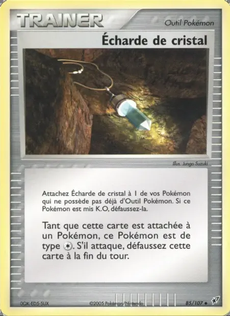 Écharde de cristal, carte Pokémon DX 85 — extension EX Deoxys