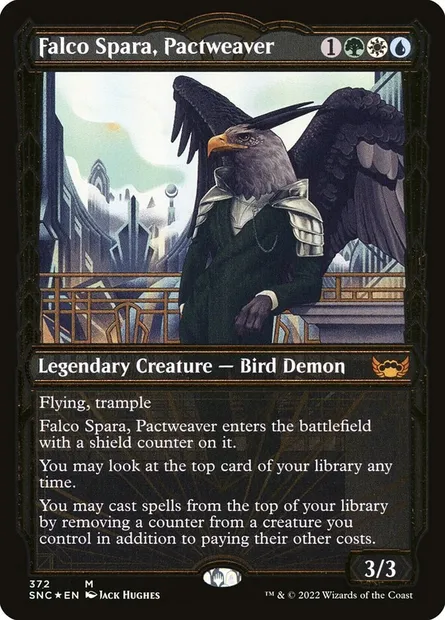 Falco Spara, Pactweaver, Magic card SNC 372 — Streets of New Capenna set