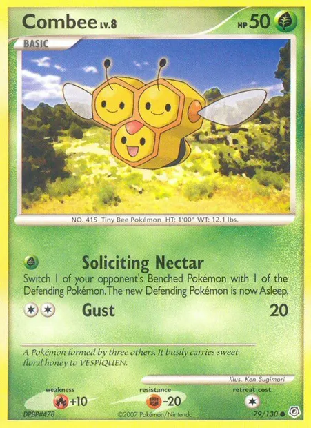 Combee, Pokémon card DP 79 — Diamond & Pearl set