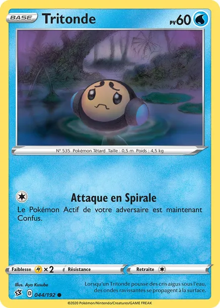 Tritonde, carte Pokémon RCL 44 — extension Clash des Rebelles