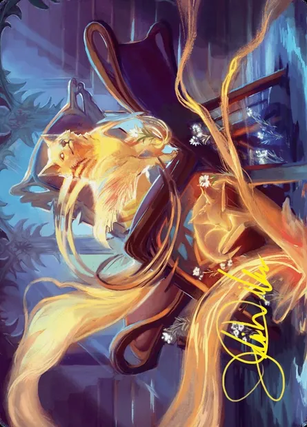 Inquisitive Glimmer // Inquisitive Glimmer, carte Magic ADSK 17 — extension Duskmourn: House of Horror Art Series