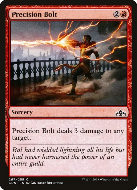 Precision Bolt, Magic card GRN 267 — Guilds of Ravnica set