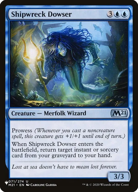 Shipwreck Dowser, Magic card PLST M21-71 — The List set